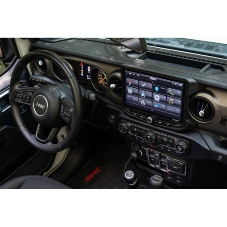 RadioPRO Integrated Installation Kit with Integrated Controls For Jeep Wrangler JL and Gladiator JT