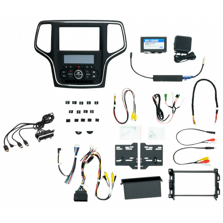 RadioPRO Integrated Installation Kit with Integrated Climate Controls For Jeep Grand Cherokee