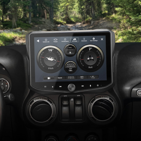 RadioPRO Advanced Installation Kit with Integrated Controls For Jeep Wrangler JK