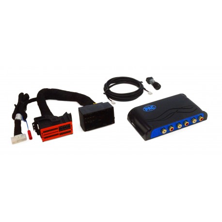 Amplifier Integration Interface for Select Chrysler, Dodge, Jeep, and RAM vehicles with amplified sound systems