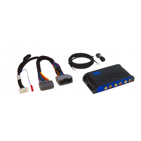 Amplifier Integration Interface for Select Chrysler, Dodge, Jeep, and RAM vehicles with amplified sound systems