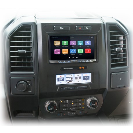 COMPLETE RADIO REPLACEMENT KIT WITH INTEGRATED CLIMATE CONTROLS FOR SELECT FORDS WITH 8” DISPLAY