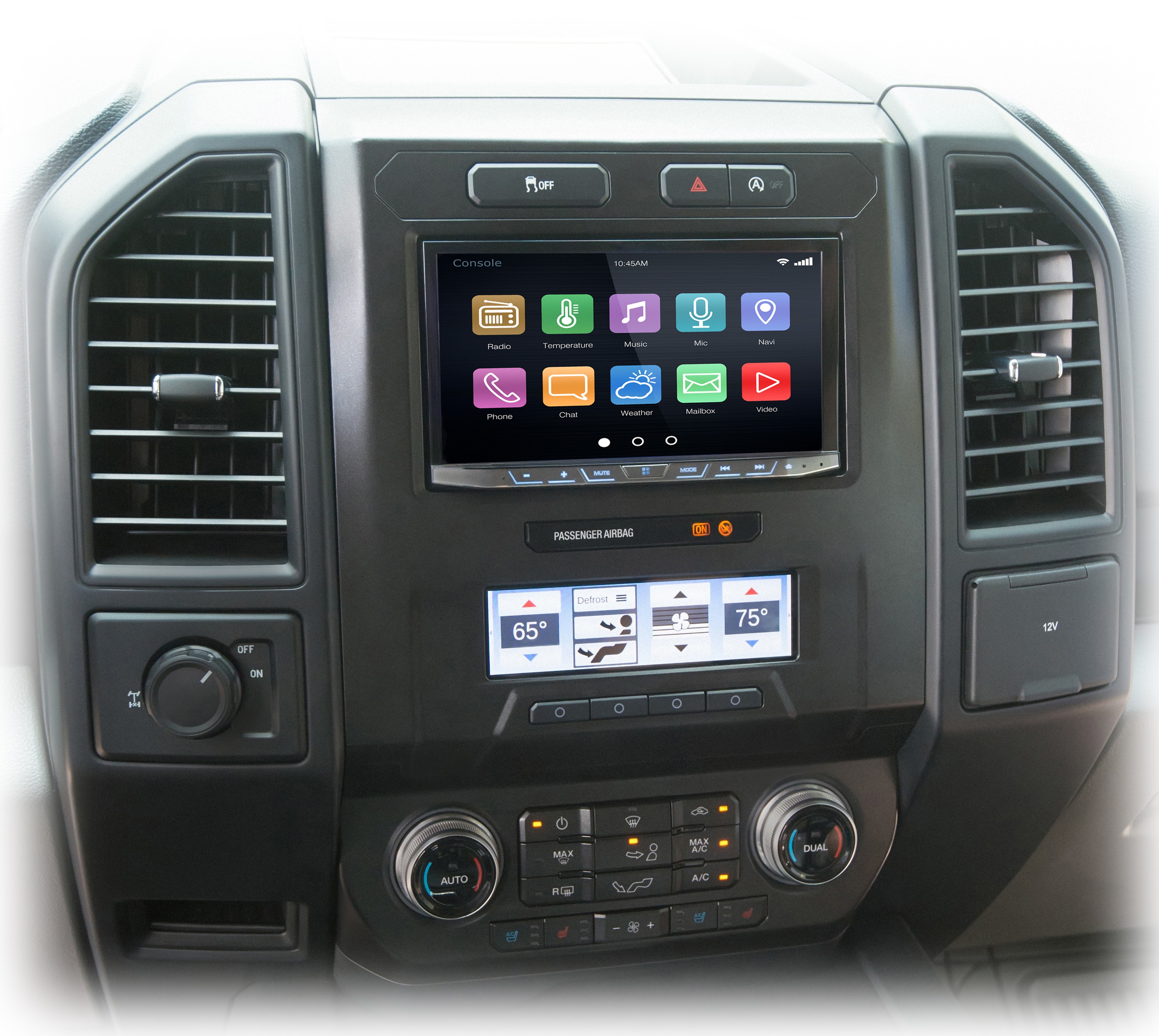 complete radio replacement kit with integrated climate controls for select fords with 8 display pac complete radio replacement kit with integrated climate controls for select fords with 8 display pac