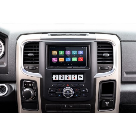RadioPRO Integrated Installation Kit with Integrated Climate Controls For 2013 - 2018 RAM Truck and 2019 R AM Classic